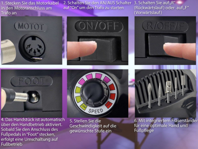 Profi Schleifer Manikre & Pedikre