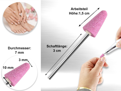 Edelkorund Steinschleifer Keramikschleifer Nagelfrser Manikre Nail Bit Schleifkrper Frseraufsatz Nagelpflege Schleifer Keramischer Frser fr Arbeiten Rund um den Nagel