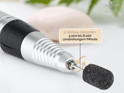 Keramischer Hornhautschleifer