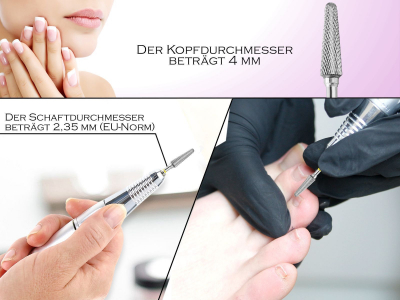 Hartmetallfr�ser Fr�ser Bit Konus Superfeine Zahnung