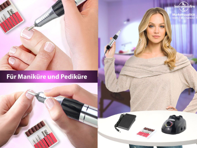 Fu�pflegeger�t Nagelpflege-Schleifger�t Schwarz