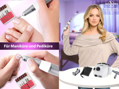 Fusspflege Ger�t Manik�re Pedik�re Schleifer Weiss
