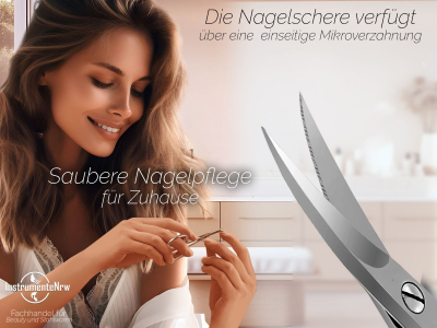 Nagelschere mikroverzahnt Profiqualitt