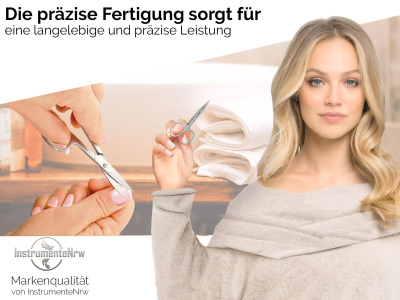 Nagelschere mit Mikroverzahnung ICE INOX