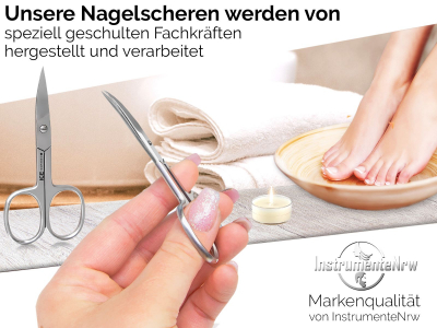 Nagelschere mit Mikroverzahnung ICE INOX