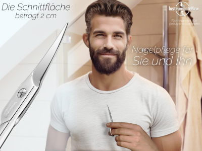 Nagelhautschere Hautschere mit Manik�respitze aus SOLINGEN
