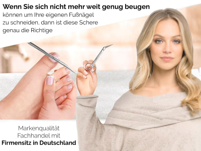 Lange SPEZIAL Funagelschere Nagelschere Mikroverzahnt