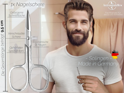 Nagelschere + Nagelhautschere Hautschere aus SOLINGEN