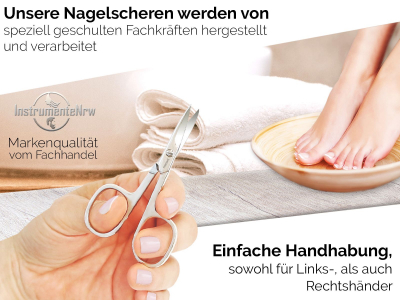 Profi Nagelschere Pfeilring Solingen DELUXE Kollektion