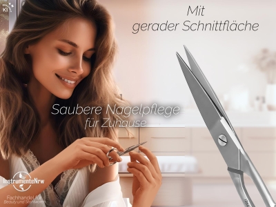 Kr�ftige  Nagelschere gerade Schnittflaeche