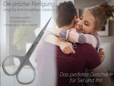 Hautschere mit gerader Schnittflaeche