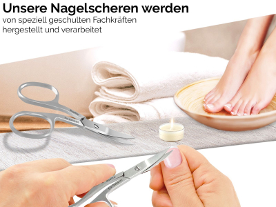 Ergo Nagelschere Funagelschere 9,5 cm Extra Scharf und Przise