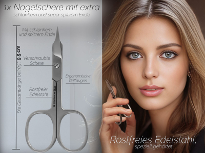 Kombi-Nagel-Hautschere + Nagelschere