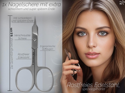 Kombi-Nagel-Hautschere + Nagelschere