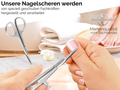 Manikre-Set Pedikre-Set Nagelschere + Nagelhautschere | 2-Teilig | Edelstahl Rostfrei