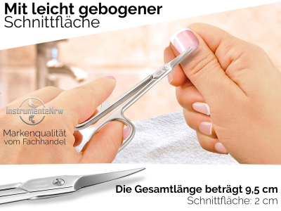 Solingen Nagelhautschere Hautschere  Germany mit scharfer Schnittflche Manikr Schere zum krzen der Nagelhaut