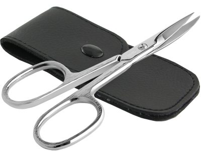 Profi Nagelschere aus Solingen - Premium Qualitt mit gebogener Schnittflche - Extra Scharfe Schneiden inklusive Etui