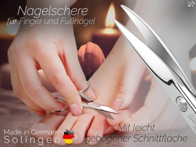 Solingen Nagelscheren Set Nagelschere und Hautschere -  Germany f�r Fingernagel Fussnagel und Nagelhaut