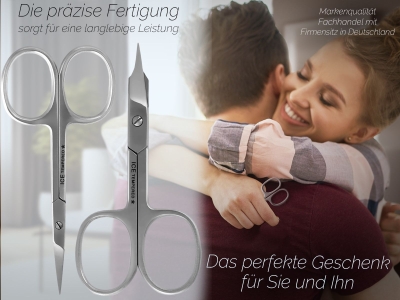 Nagelscheren Set Nagelschere und Nagelhautschere mit feiner Spitze Manik�re Pedik�re Fu�agelscheren Set mit Etui