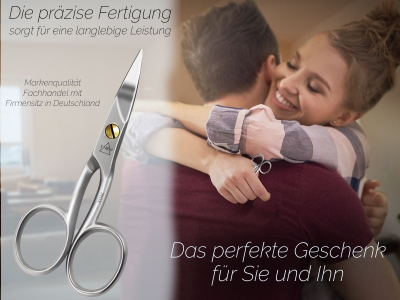 Fu�nagelschere Pedik�re Nagelschere mit Scharfer Mikroverzahnter Schnittfl�che - Schere aus Hochwertigem Rostfreiem Edelstahl f�r Extra Dicke Starke Fingern�gel und Fu�n�gel 10cm - Sehr Stabil