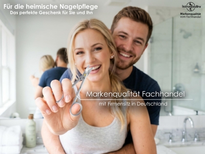 Fu�nagelschere Nagelschere f�r Extra Starke und Dicke Fu�n�gel Pedik�re Schere mit scharfer leicht gebogener Schnittfl�che f�r die Fu�pflege aus rostfreiem hochwertigem Edelstahl 10,5 cm f�r Damen und Herren