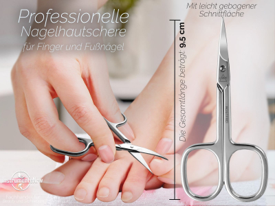 Nagelhautschere Hautschere Manikre Schere 9,5 cm