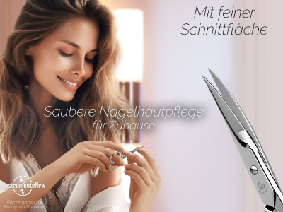Nagelhautschere Hautschere Manikre Schere 9,5 cm