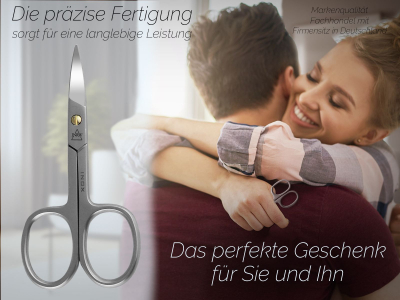 Nagelschere Edelstahl Rostfrei mit Mikroverzahnung 9 cm