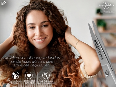 Haarschere Friseurschere Edelstahl Haarschneideschere mit Scharfer Schneide f�r ein perfekten Haarschnitt