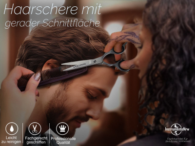 Haarschere Friseurschere Edelstahl Haarschneideschere mit Scharfer Schneide fr ein perfekten Haarschnitt