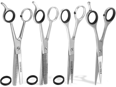 4er Set Haarscheren Friseurschere Haarschere