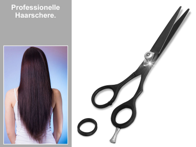 Friseurschere Japanstahl BLACK BEAUTY 5,5 Zoll