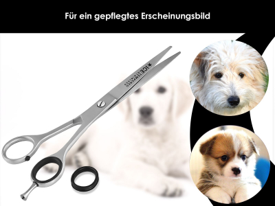 Hundehaarschere Fellschere 7 Zoll