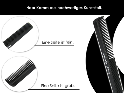 Effilierschere 6 Zoll mit Kamm