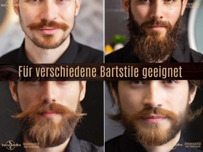 Haarschere Friseurschere Bartschere mit Mikroverzahnung 5 Zoll 12,7 cm Schwarz