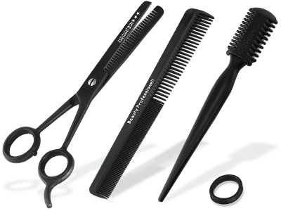 Haarpflege Set 3-Teilig Modellierschere Haarschere Effilierschere 6 Zoll + Effilierer Solingen + Kamm