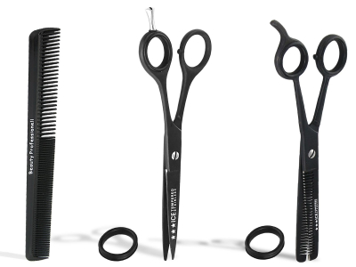 3-Teiliges Haarscheren Set Friseurschere Effilierschere