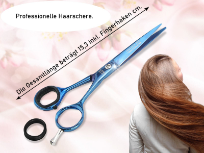 Friseurschere Haarschere Titan Extra Scharf 5,5 Zoll fr Damen und Herren