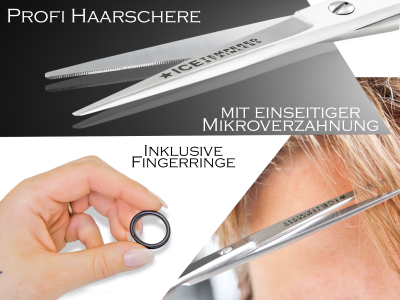 Haarschere Friseurschere Extra Scharf fr einen perfekten Haarschnitt aus Rostfreiem Edelstahl  6 Zoll = 15,24 cm