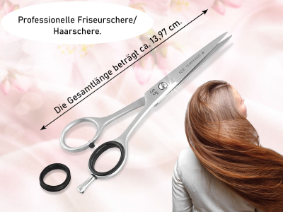 Profi Haarschere Friseurschere  Edelstahl Rostfrei Haarschneideschere mit Scharfer Schneide fr ein perfekten Haarschnitt 5,5 Zoll/13,97 cm