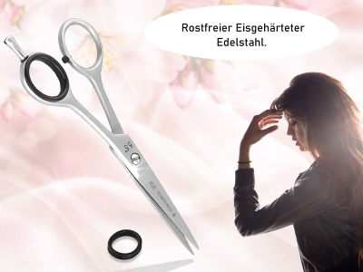 Profi Haarschere Friseurschere  Edelstahl Rostfrei Haarschneideschere mit Scharfer Schneide fr ein perfekten Haarschnitt 5,5 Zoll/13,97 cm