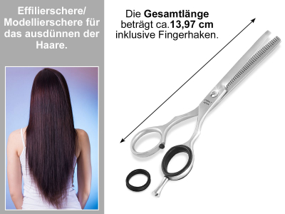 Profi Modellierschere Friseurschere Haarschere mit Scharfer Schneide fr ein perfekten Haarschnitt