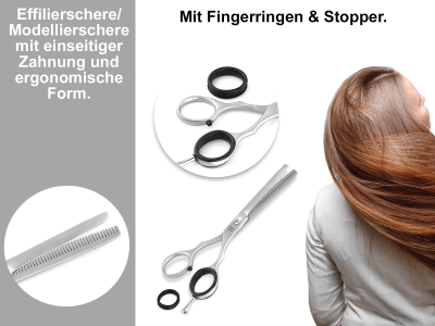 Profi Modellierschere Friseurschere Haarschere mit Scharfer Schneide fr ein perfekten Haarschnitt