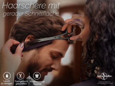 Haarschneideschere Friseurschere 15,5 cm aus rostfreiem Edelstahl