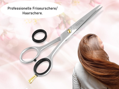 Haarschere Friseurschere edelstahl Rostfrei mit Scharfer Schneide 6 Zoll = 15,24 cm