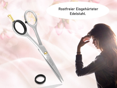 Haarschere Friseurschere edelstahl Rostfrei mit Scharfer Schneide 6 Zoll = 15,24 cm