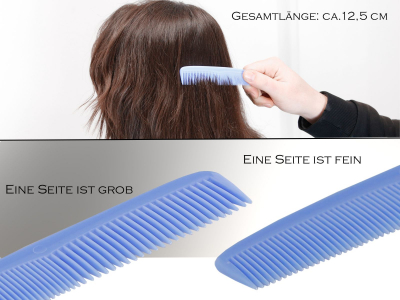 Kamm Haarschneidekamm Mnner und Frauen Haarkamm 12,5 cm Frisierkamm Proffessioneller Taschenkamm - Bruchfest - Zum Haare schneiden - Hair Comb