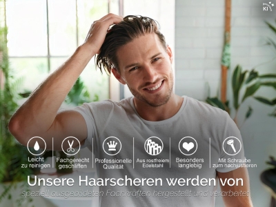 Modellierschere Effilierschere mit einseitiger Zahnung 17 cm