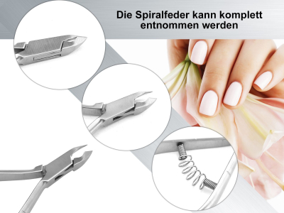Nagelhautzange Hautzange Edelstahl Rostfrei 3 mm Schnitt