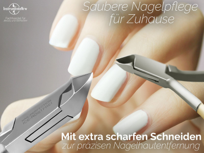 Premium Nagelhautzange Hautzange Hautschere mit scharfem Schnitt aus rostfreiem Edelstahl Manikre Nagelzange